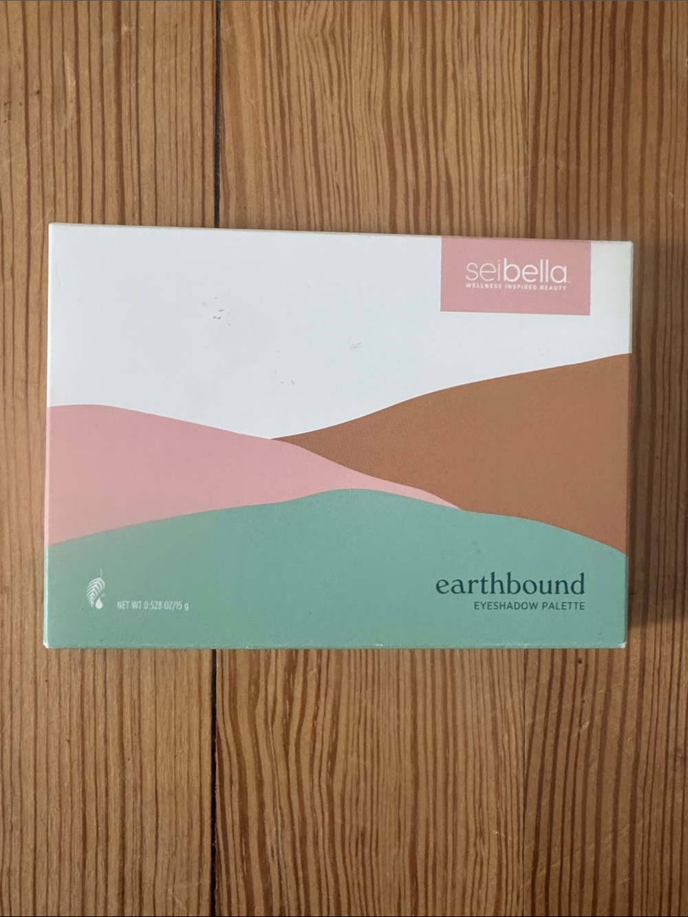 SEI BELLA Wellness Beauty EARTHBOUND 6 Eyeshadow Palette with mirror NWT